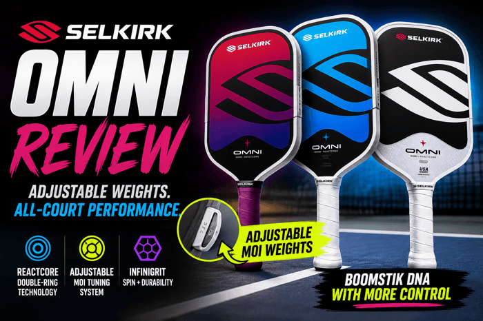 Selkirk OMNI Review: Boomstik's Controlled All-Court Cousin