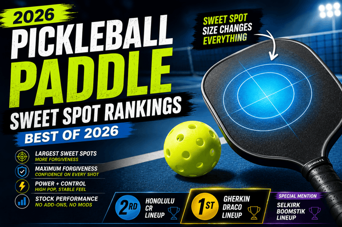 Pickleball Paddle Sweet Spot Rankings: Best of 2026