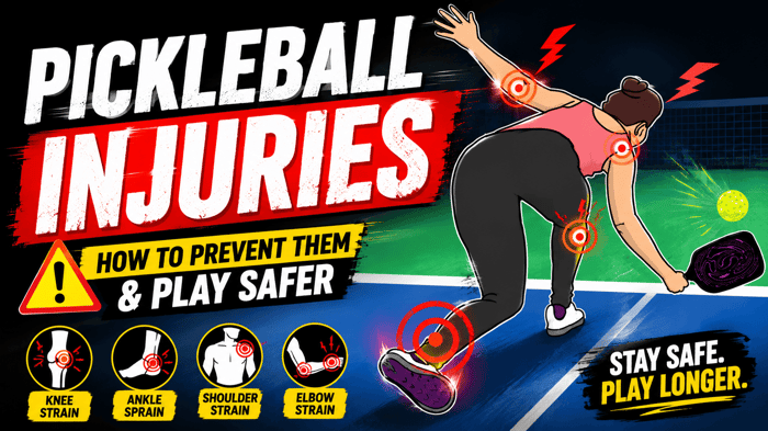 Pickleball Injuries: How to Prevent Them & Play Safer
