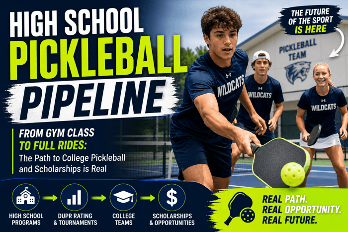 From Gym Class to Full Rides: The High School to College Pickleball Pipeline is Real