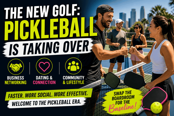 The New Golf: How Pickleball is Taking Over Business and Dating