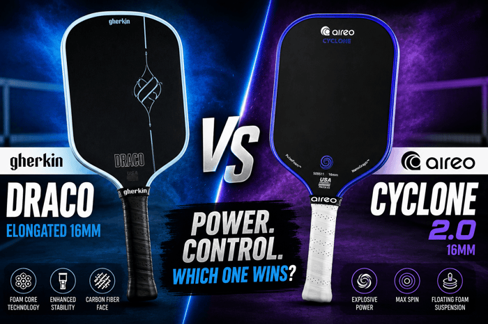 Gherkin Draco vs AIREO Cyclone 2.0 Paddle Review