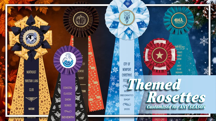 Themed Rosettes: Custom Awards for Any Season & Celebration
