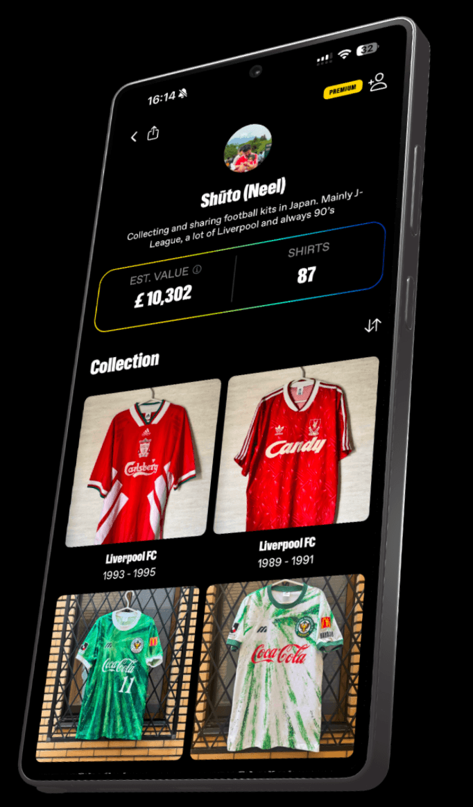How to Catalogue Your Football Shirt Collection with Showboat, The Essential Football Shirt Collector App