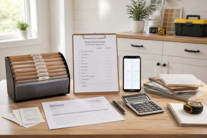 How to Keep Track of Home Improvement Receipts