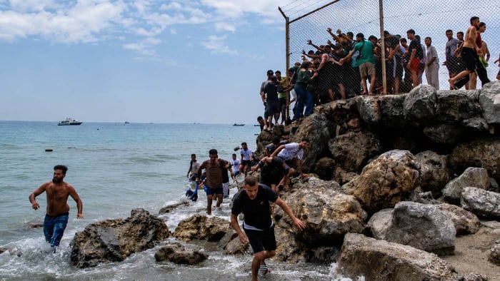 Thousands of Migrants Enter Spain's Ceuta Enclave