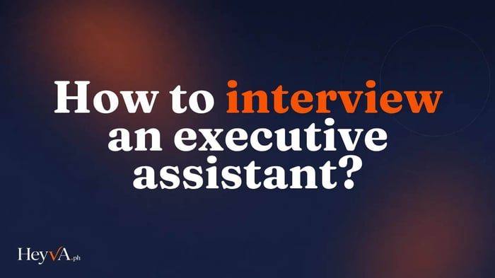 How to interview an executive assistant image thumbnail