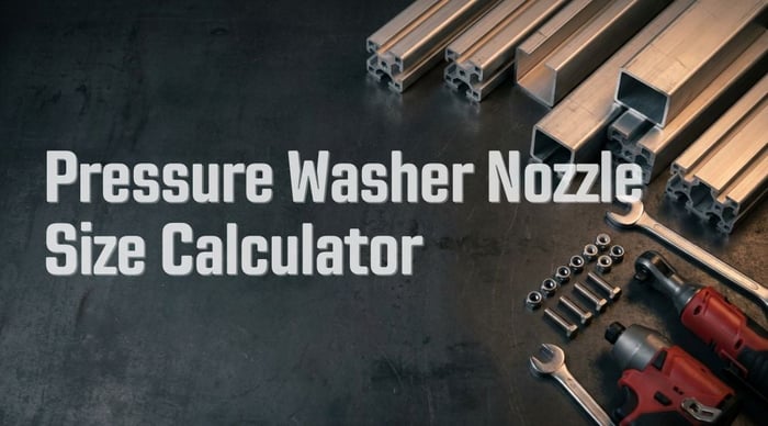 Pressure Washer Nozzle Size Calculator