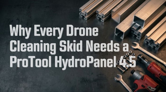Why Every Drone Cleaning Skid Needs a ProTool HydroPanel 4.5