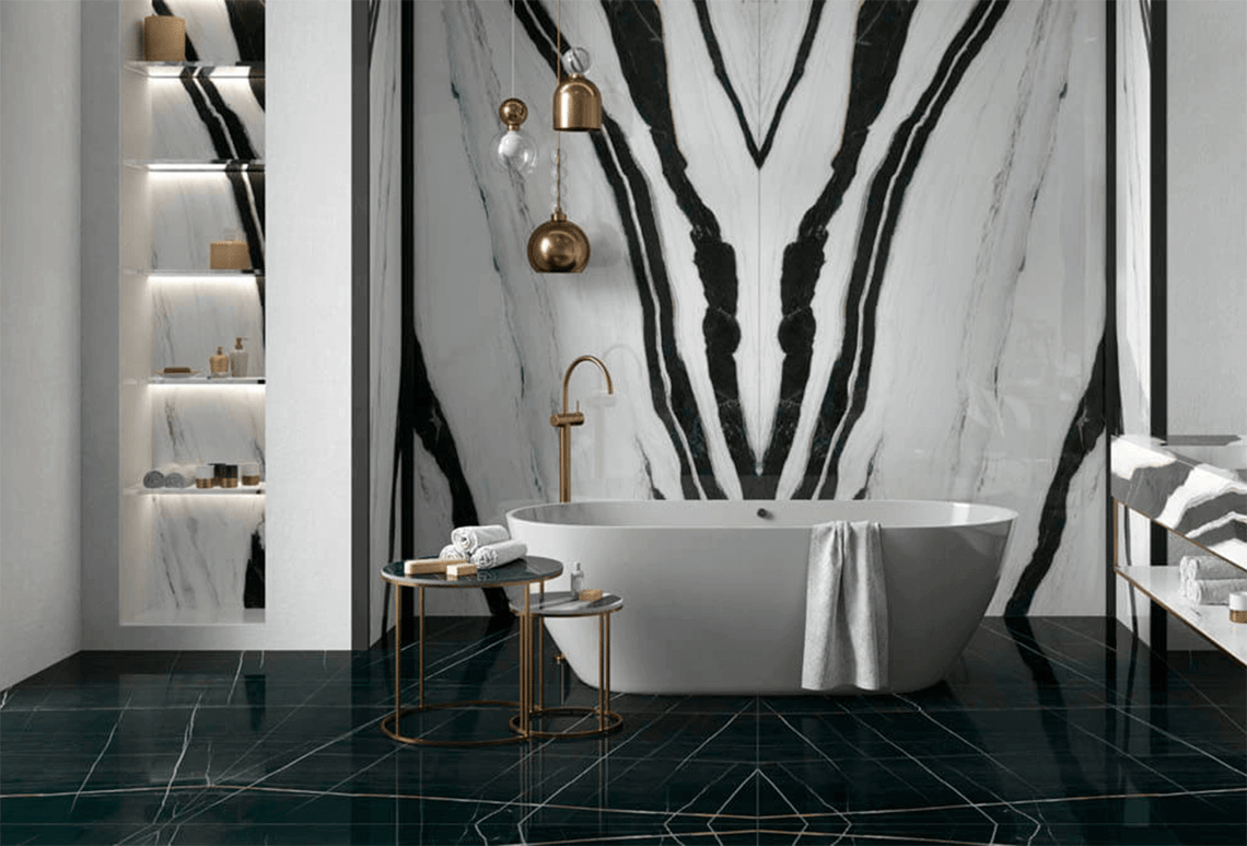 Application of Panda Marble on to your Home