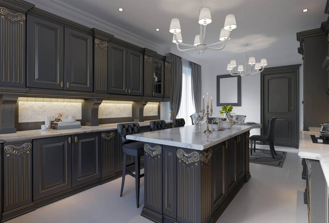 Black Kitchen Cabinets Still A Contender