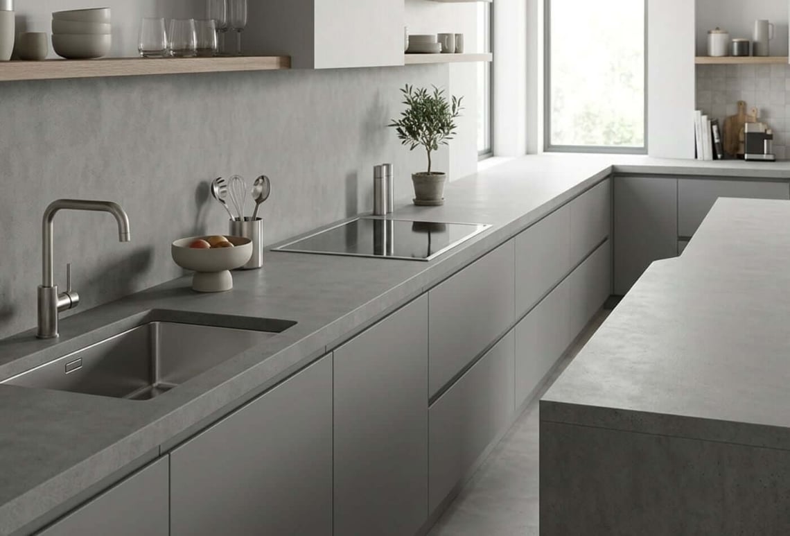 Are Cement-Look Worktops Still In Style?