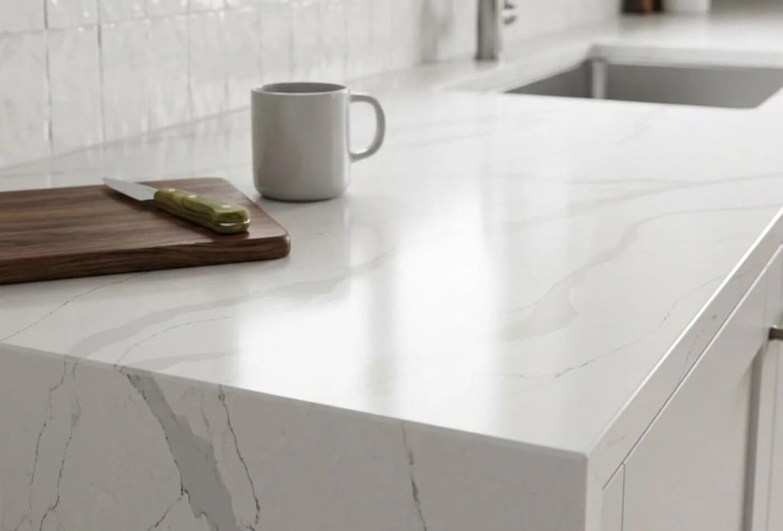 Are Light Coloured Stone Worktops Durable for Kitchens?