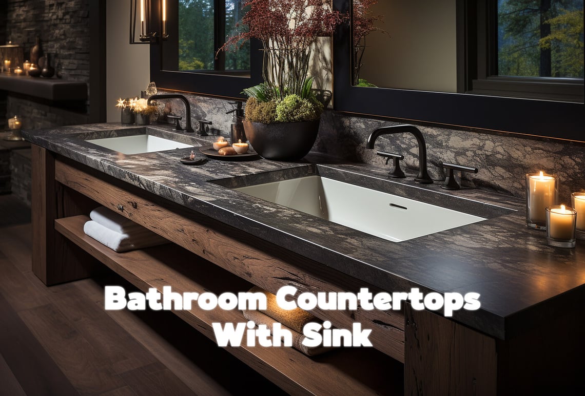 Bathroom Countertops With Sink: Quartz, Granite and More, UK