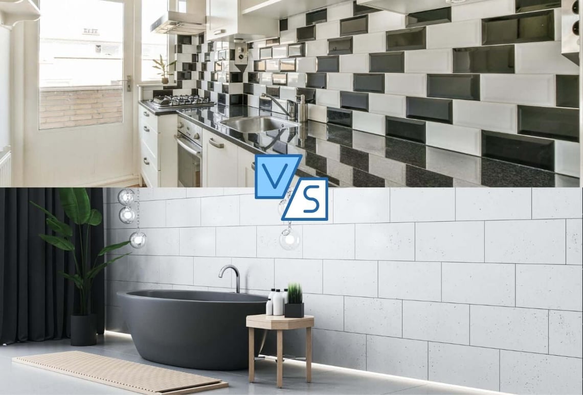 Bathroom vs Kitchen Tiles: What Each Room Actually Needs