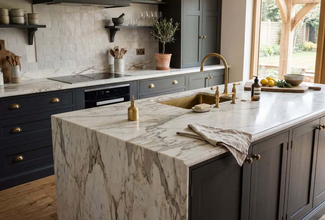 Bespoke Stone Worktops For Unique Layouts