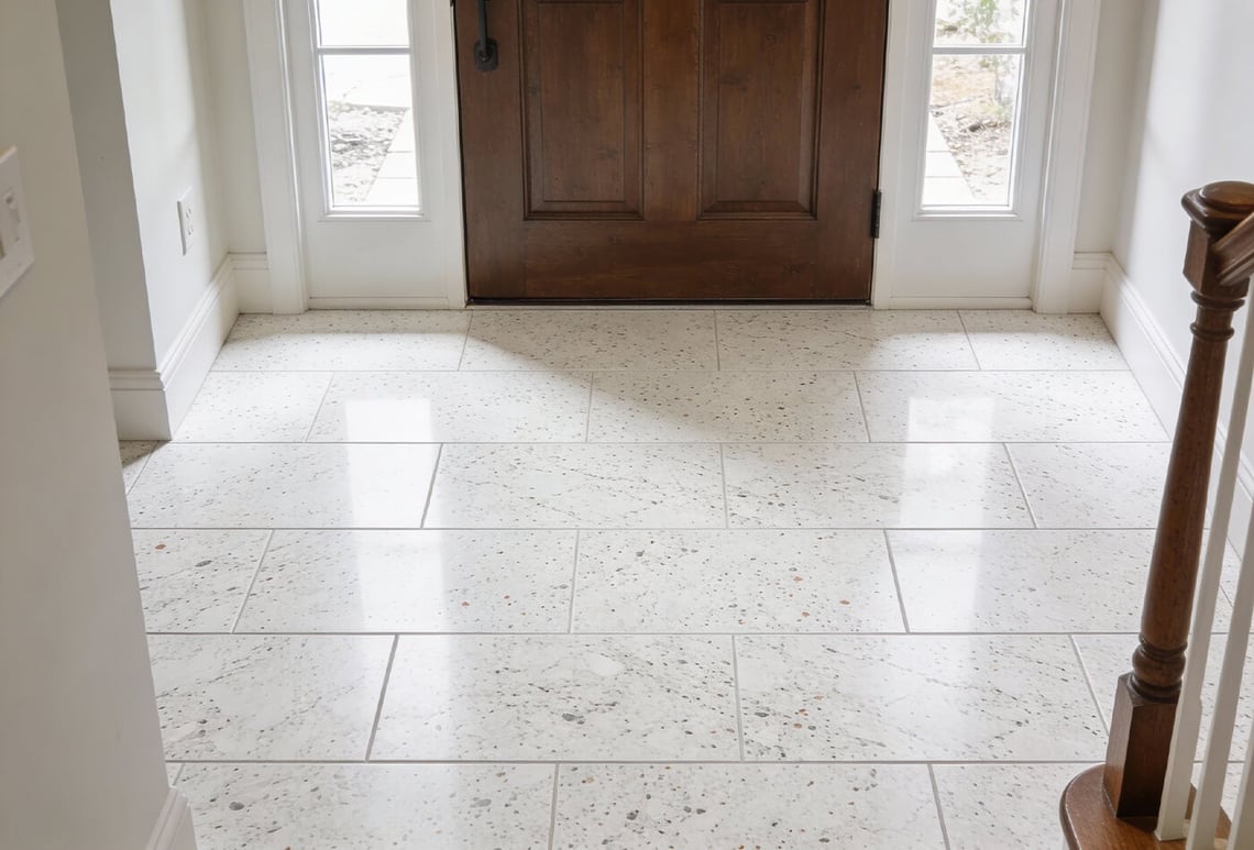 Best Worktops To Pair With White Floor Tiles