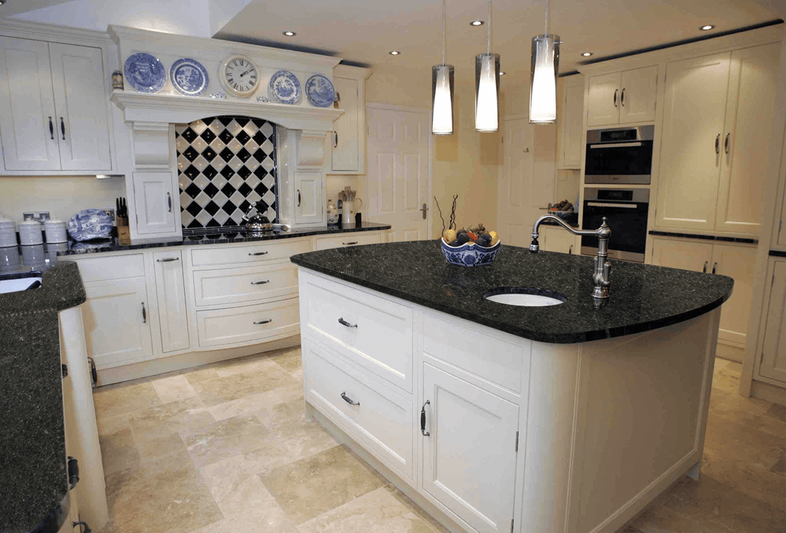 butterfly green kitchen