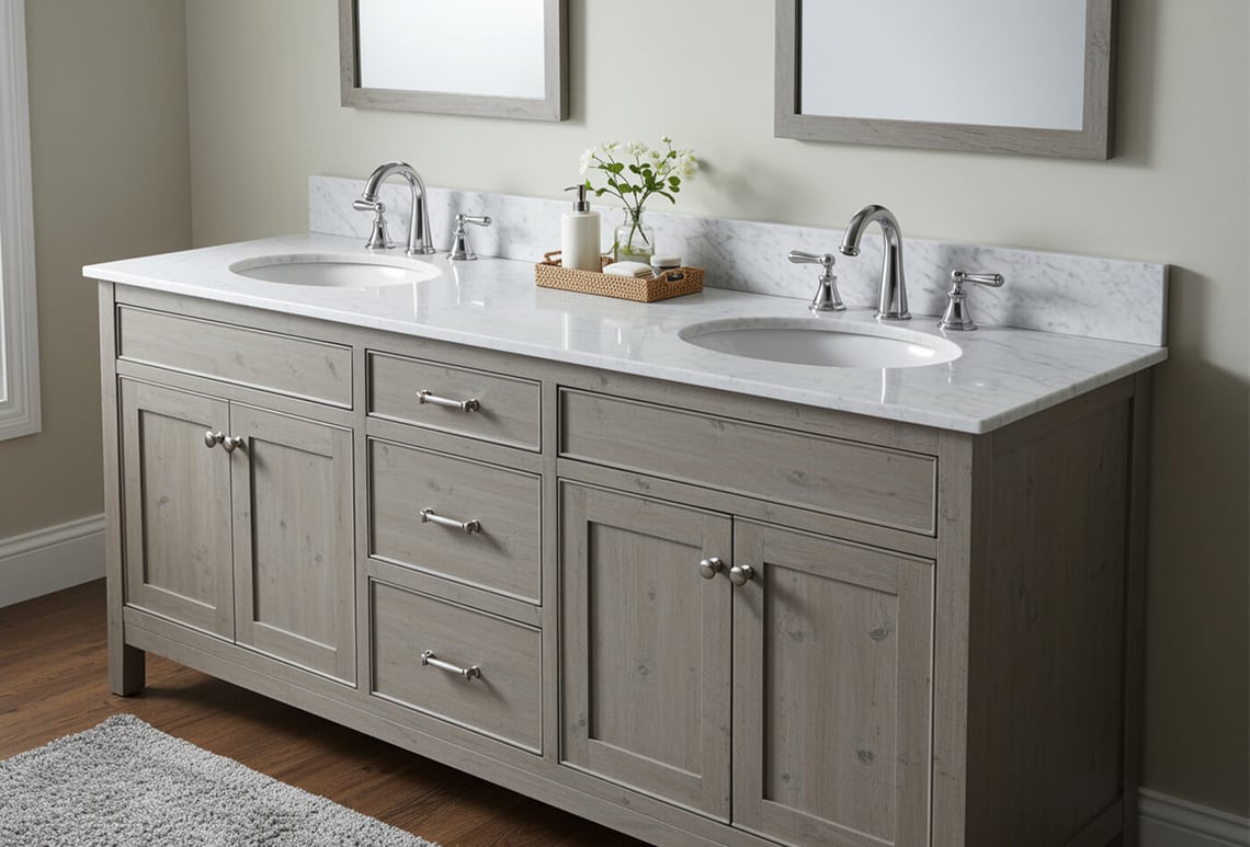 Common UK Widths of Double Basin Vanity Units UK