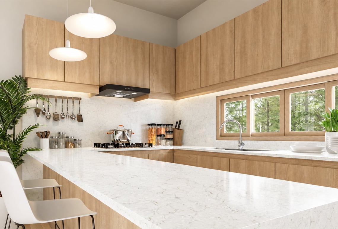 Designing a Kitchen with Snowy Ibiza Silestone