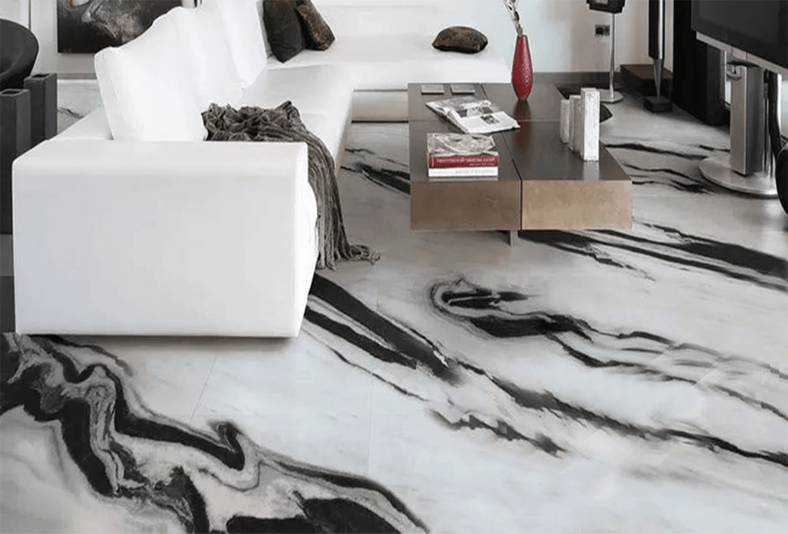 Detailed View of Your White Marble