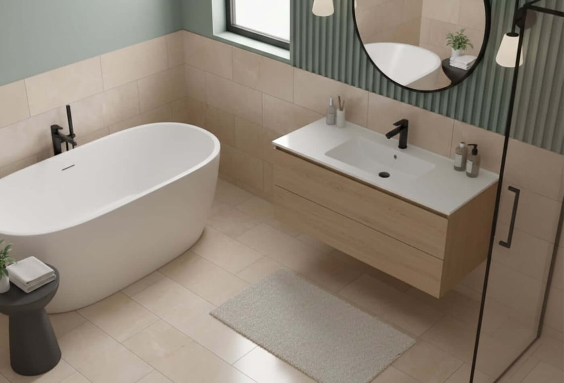 Do Tiles Affect How Small My Bathroom Looks?