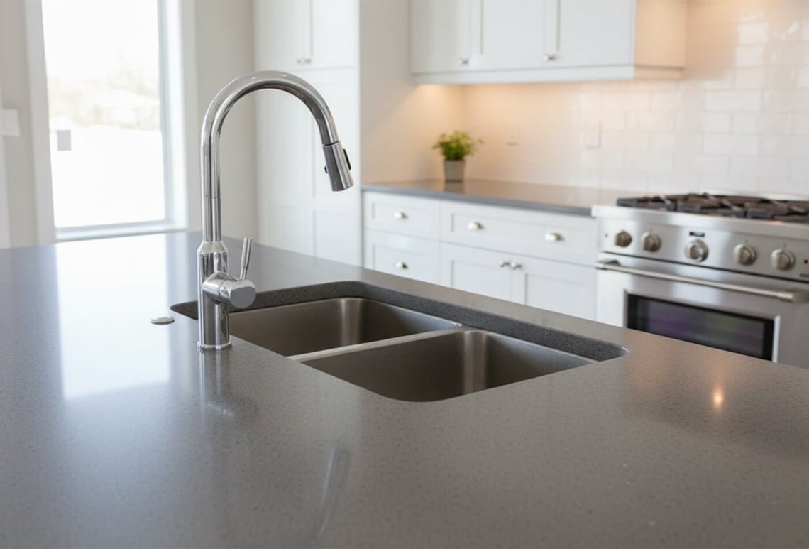 2. Double Bowl Undermount Sink – For Busy Family Kitchens
