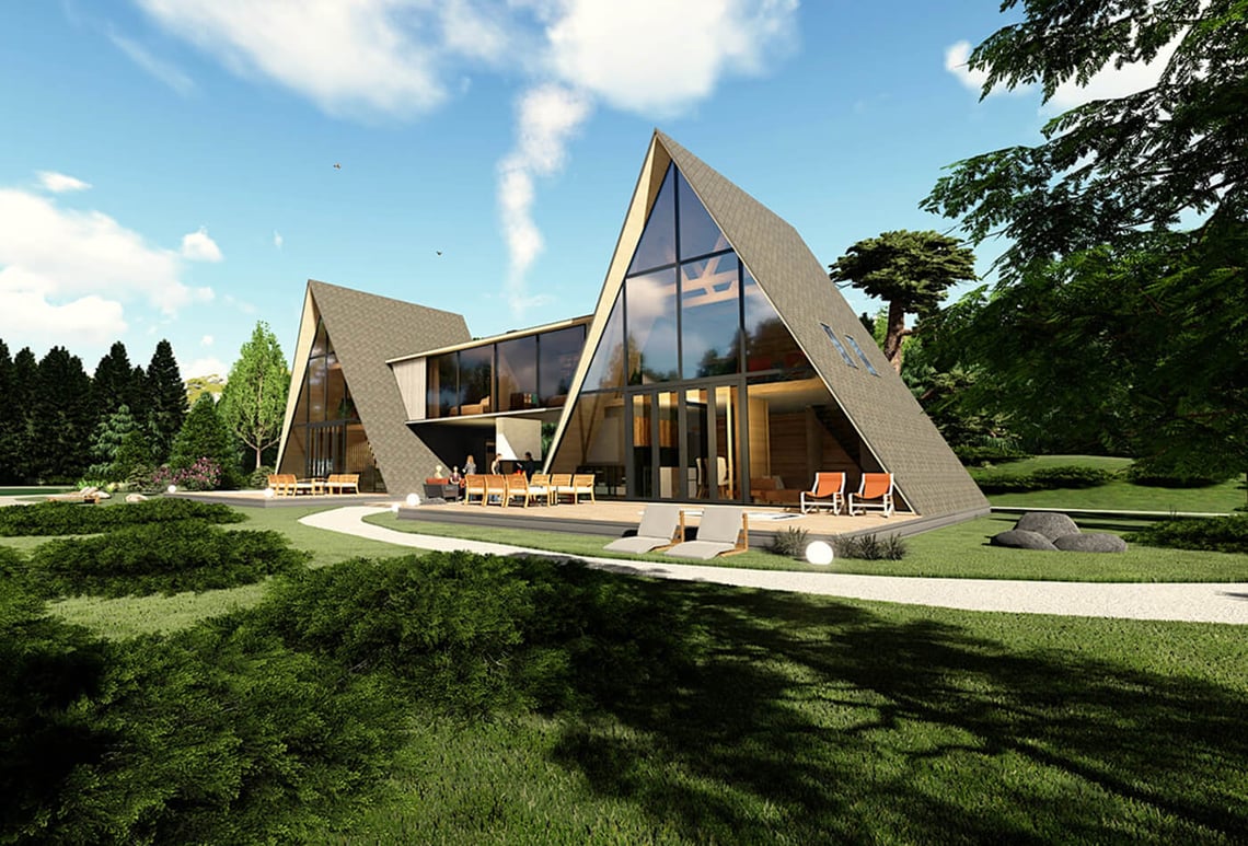 A-Frame Cabin Adventure: Unwind In Style Connected By Nature