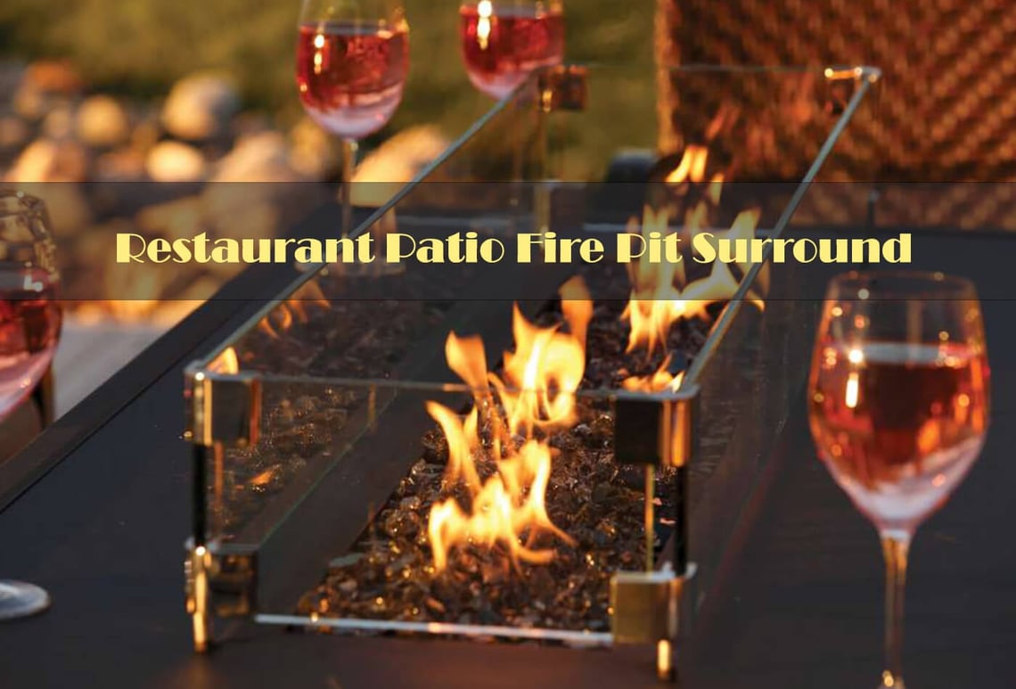 Restaurant Patio Fire Pit Surround Ideas