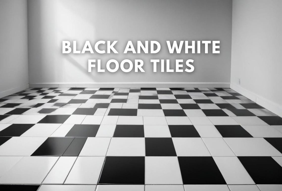Black And White Floor Tiles: Just Like From 90’s