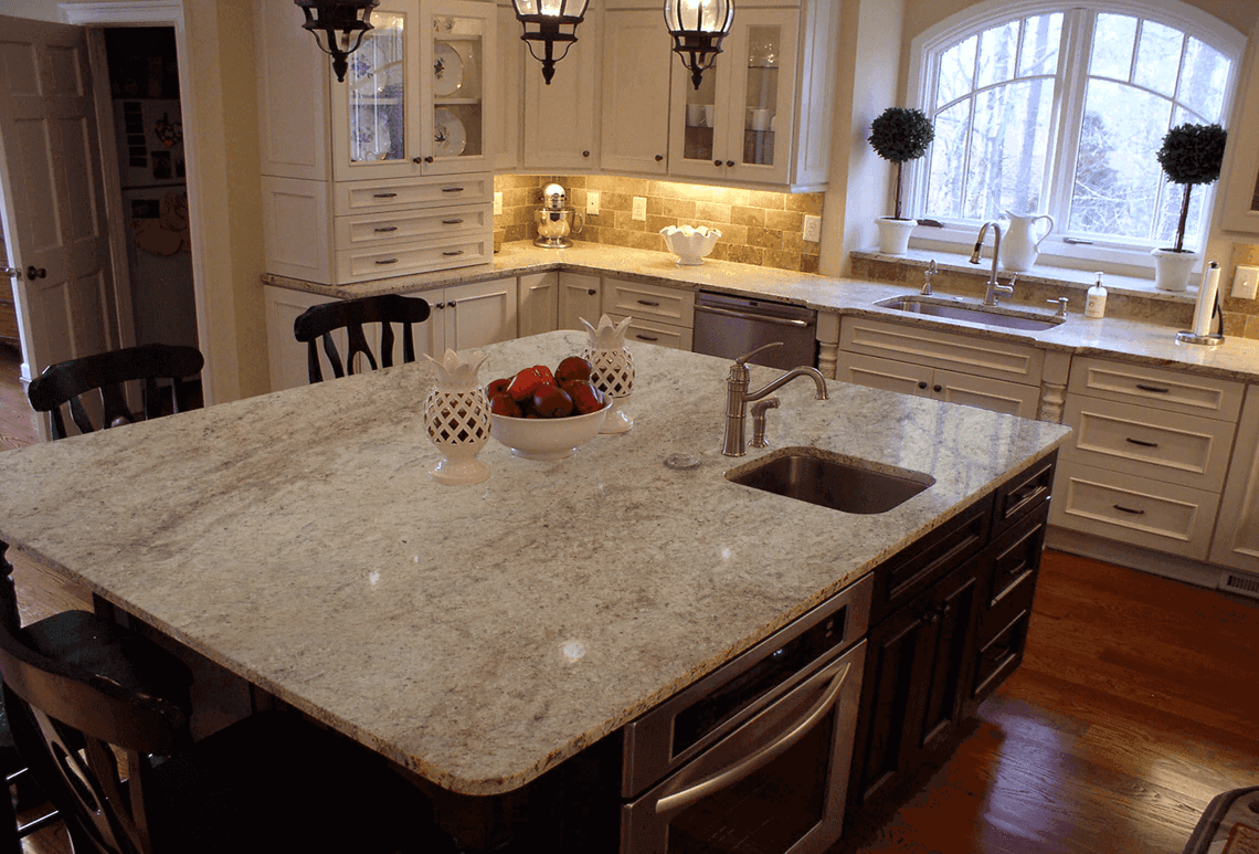 Bold Alexia Gold Granite for Some Statement Kitchen!!