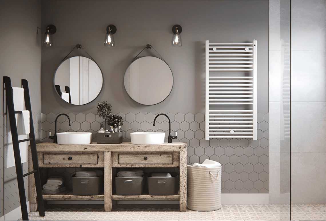 Stylish Double Vanity Unit- Upgrade Your Bathroom Today!