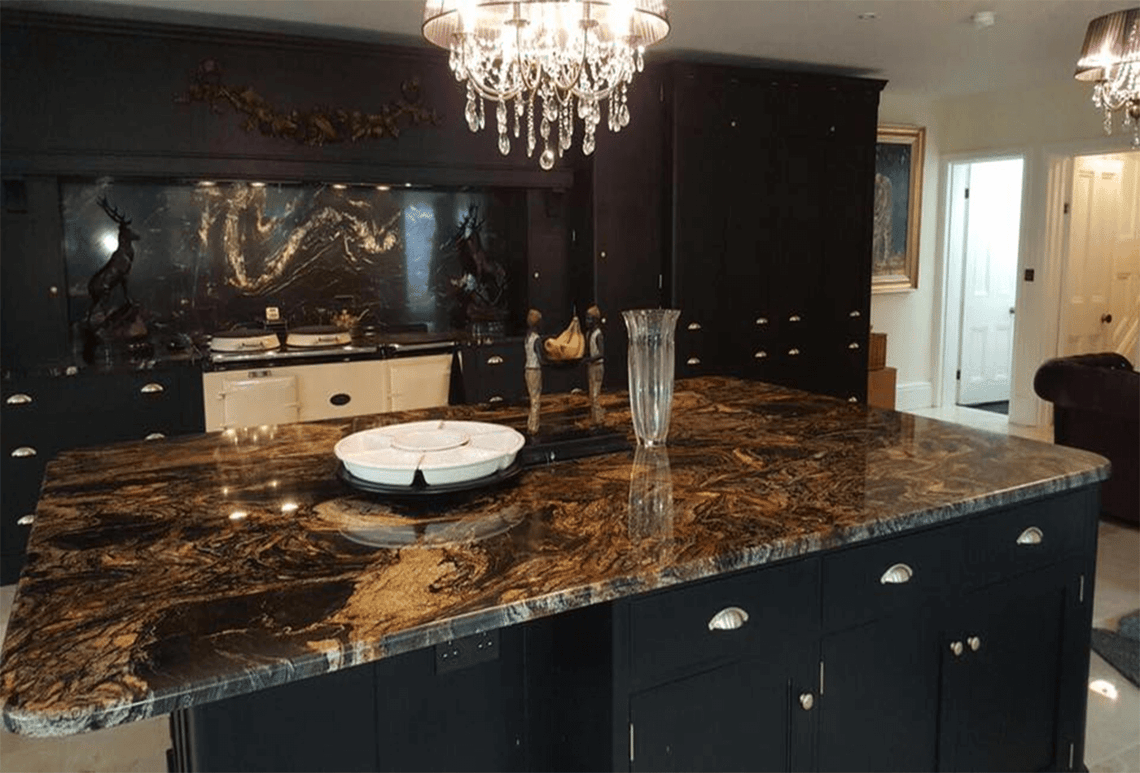 Elegant Black Quartzite Countertops - Durable & Luxurious