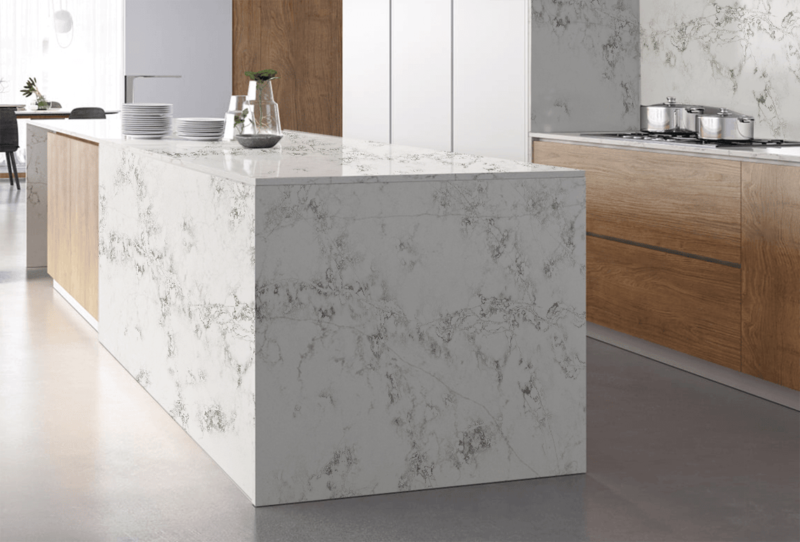 Ice Green Quartz Stunning Stone To Renovate Your Kitchen