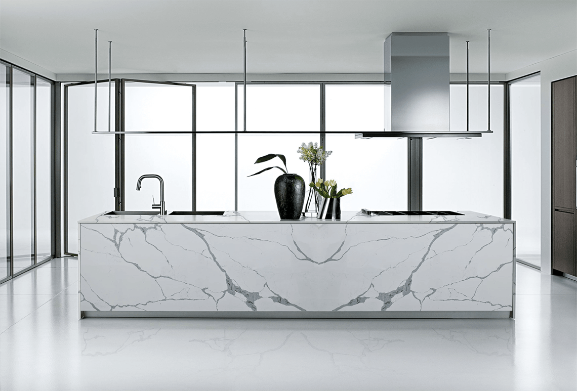 Install Statuary Venato Quartz; Let Me Take You on a Tour