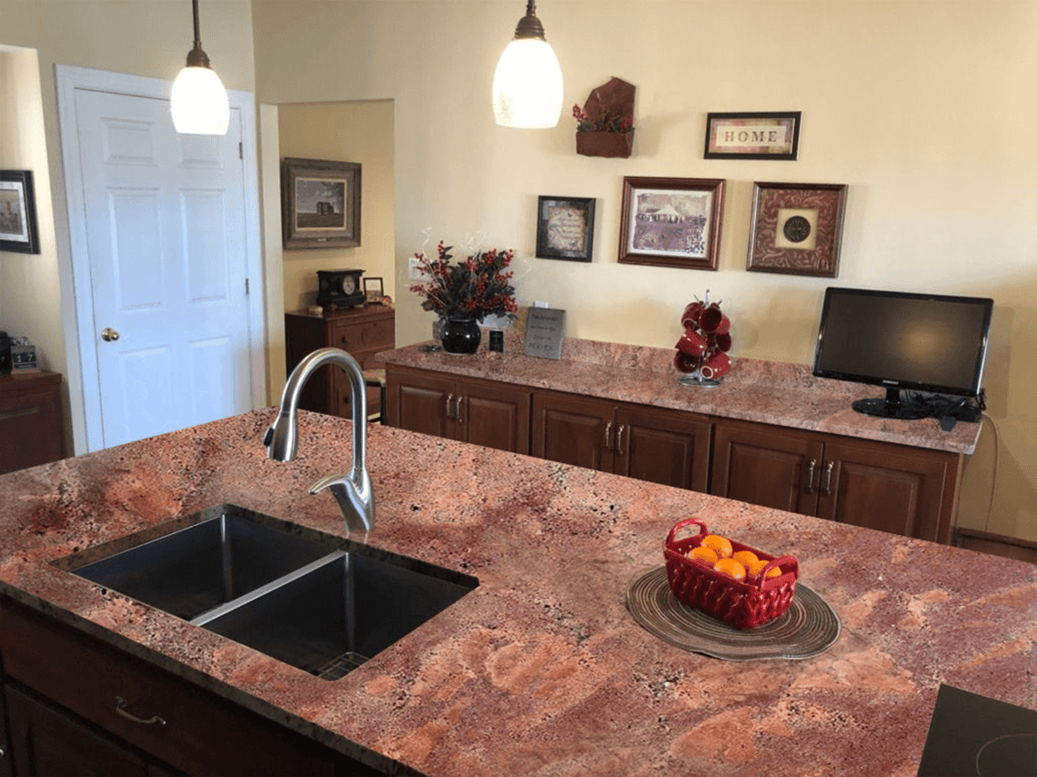 Juparana Bordeaux Granite; A Fast Moving Stone | Lets See?