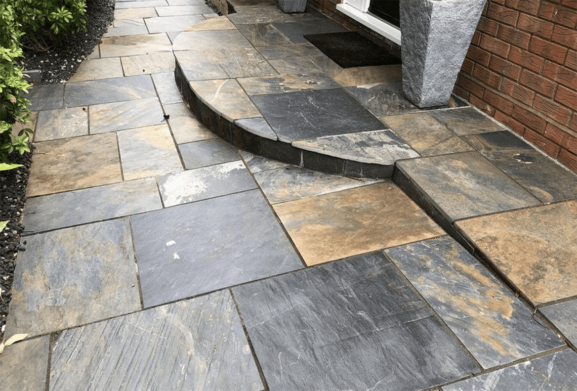 Multicolour Calibrated Riven Slate Tiles; The Ideal Choice