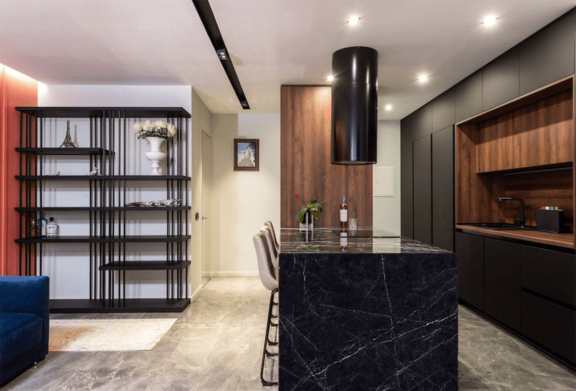 Nero Marquina Porcelain; Black Polished One For Your Surface