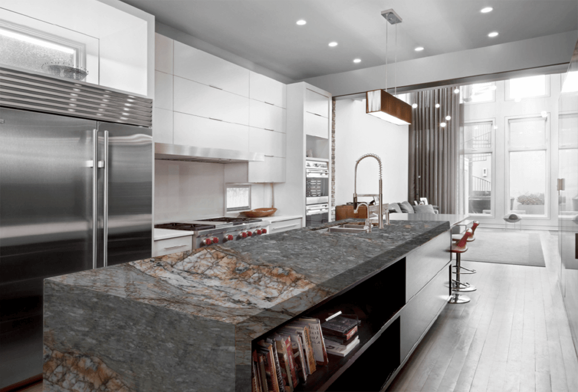 Onda Dorada Quartzite; One Rare Stone for Classic Look