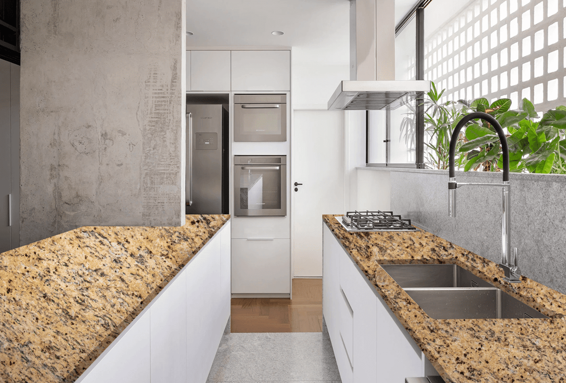 Owe Ouro Brasil Granite to Yield a Bit of Personality