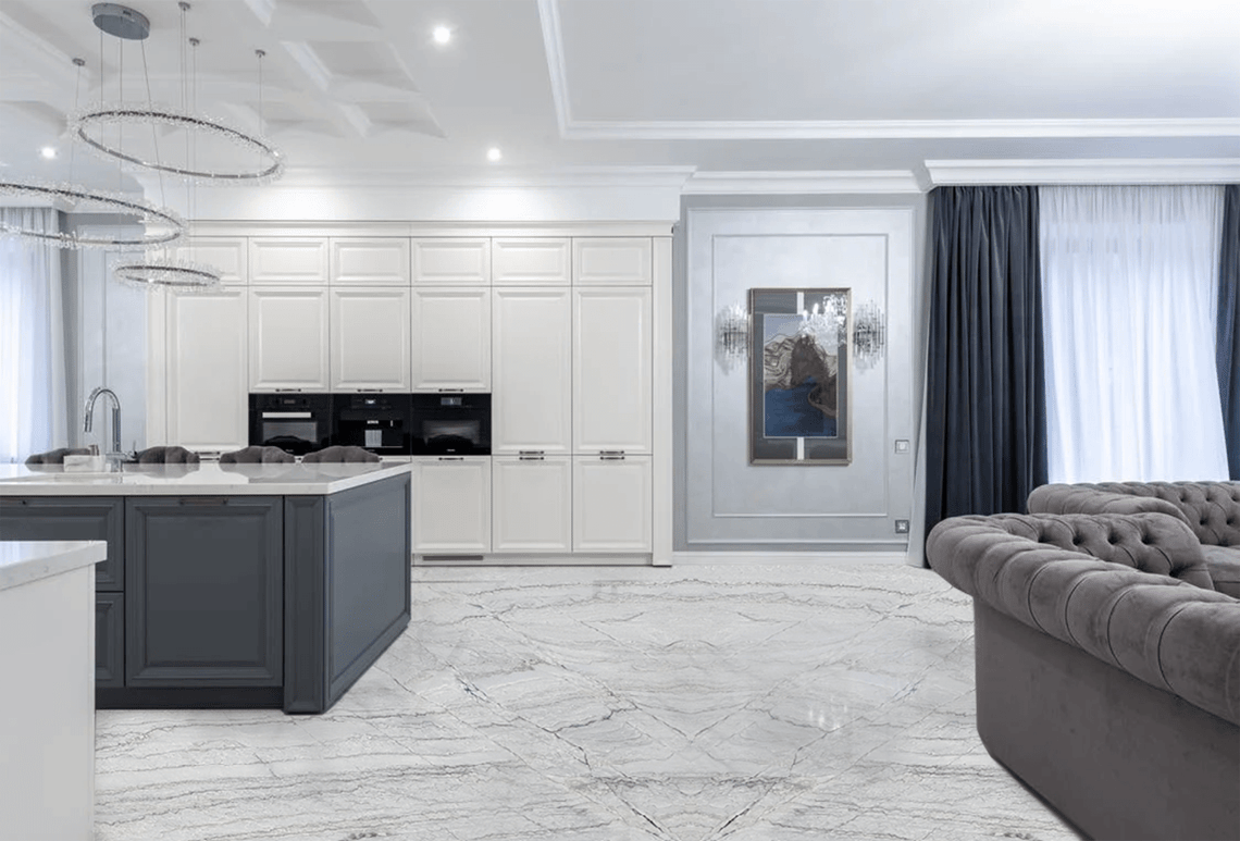 Sea Pearl Granite; One Stone with Multiple Applications