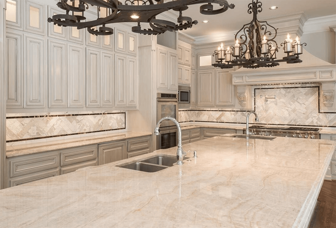 Taj Mahal Quartzite For Kitchen Counters & Slabs | UK