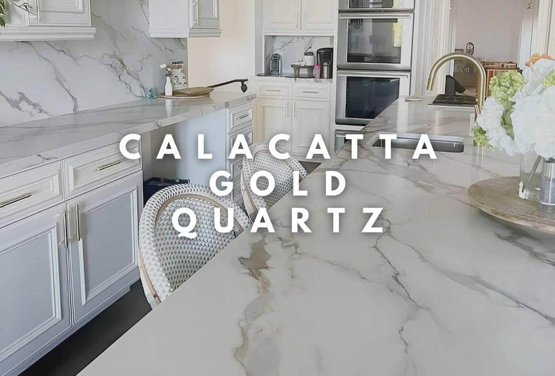 First Quality Calacatta Gold Quartz | Kitchen & Bathroom