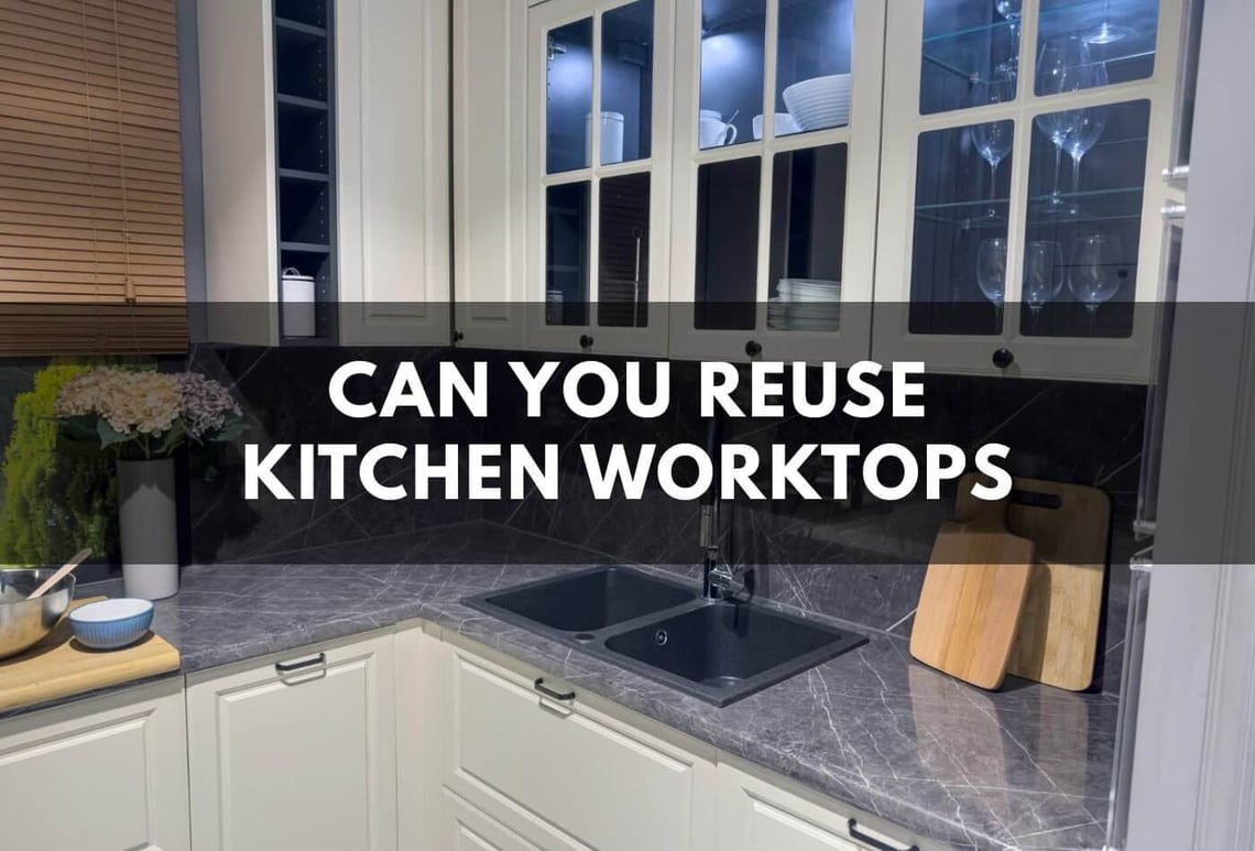 can you reuse kitchen worktops