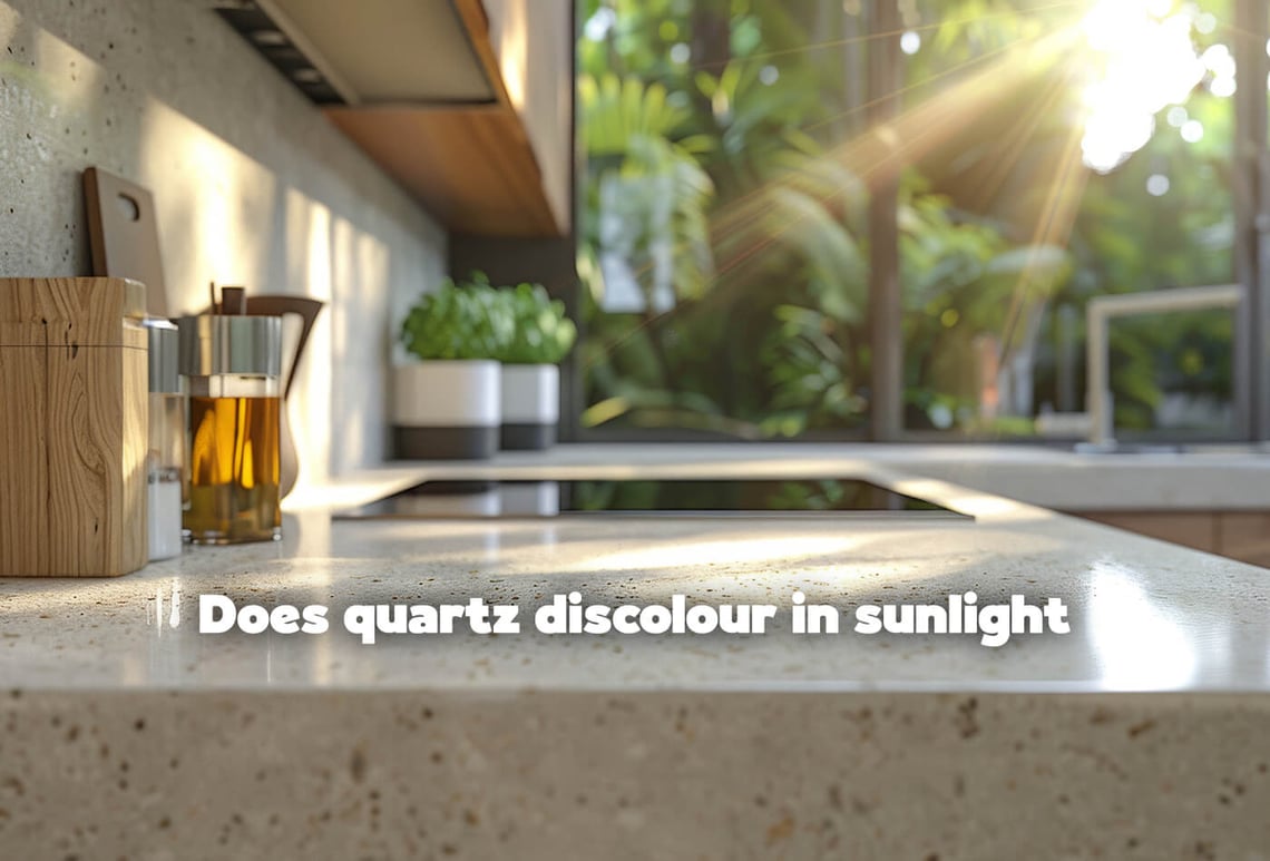 Does quartz discolour in sunlight