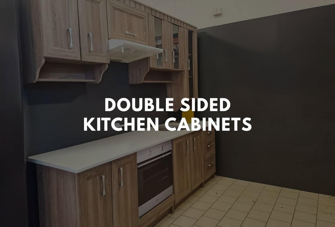 Double Sided Kitchen Cabinets