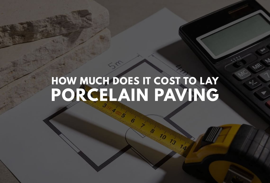 how much does it cost to lay porcelain paving