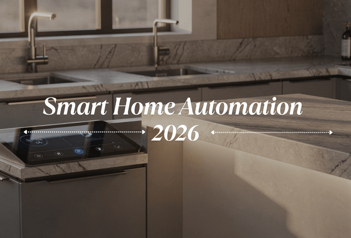 Best Smart Home Automation 2026 Furniture: AI Powered Worktops, Backlit Breakfast Bars, Voice Control Islands, Etc