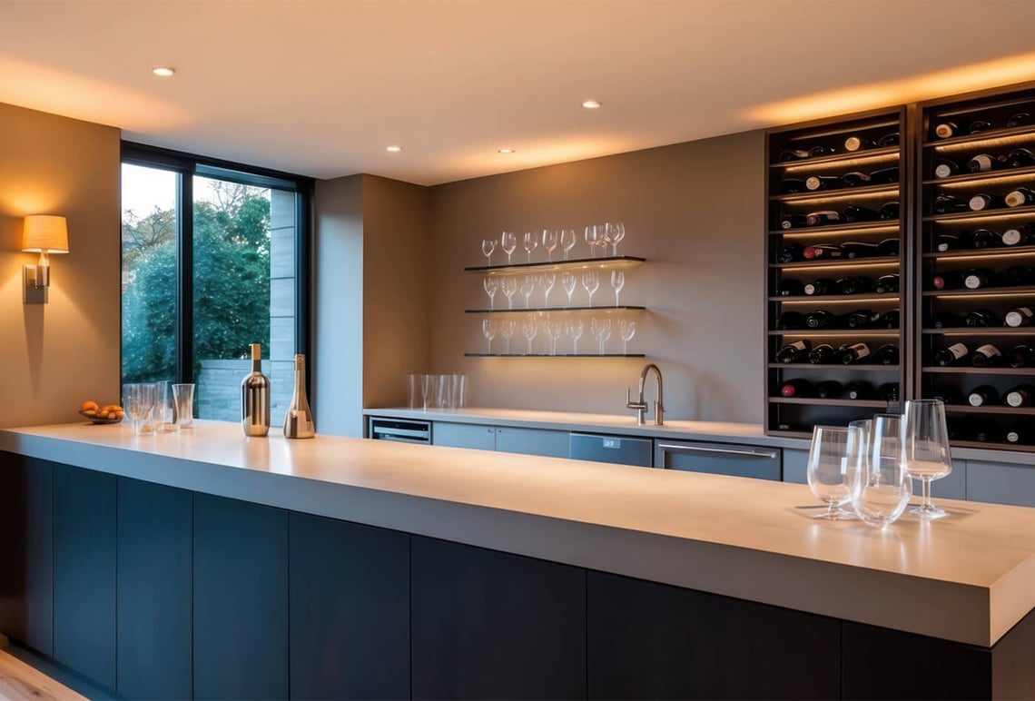 Get Luxury Residential Homebar Set Up UK