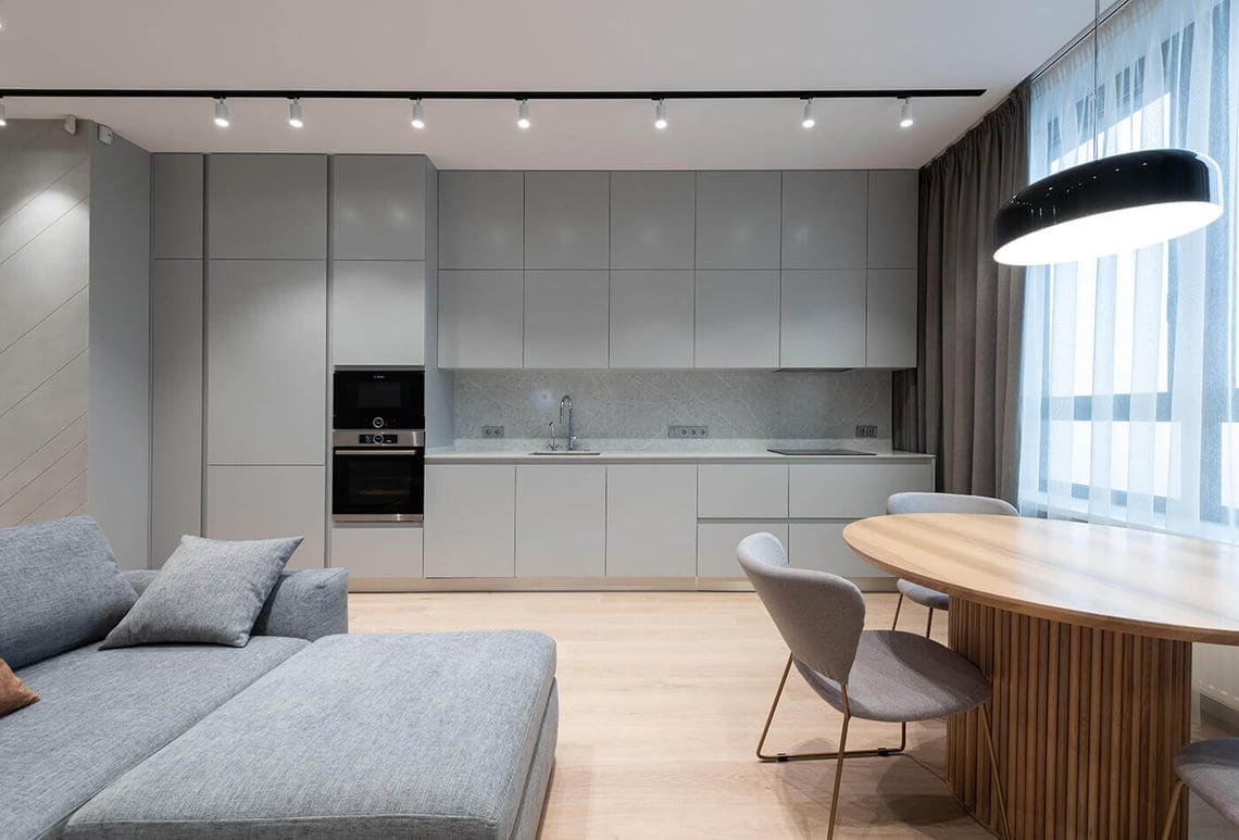 Grey Kitchen And Dining Room Ideas